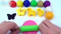 Весело играть и Узнайте цвета Мячи пластилин моделирование глина с уток пресс-формы для Дети
