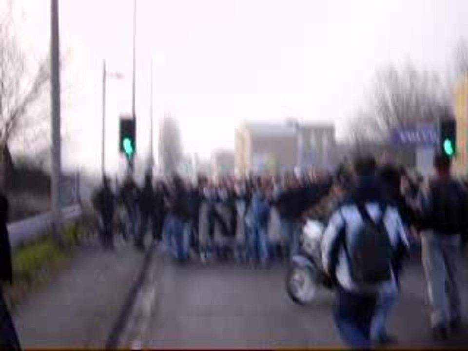 Arrivé de nouveau manifestant
