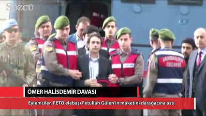 Ömer Halisdemir davası öncesi "darağaçlı" eylem