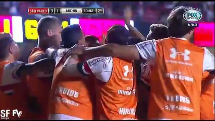 Gol de Lucas Pratto - São Paulo 3 x 1 ABC - Copa do Brasil 2017