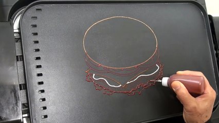 Hamburger Pancake - Most Oddly Satisfying Burger