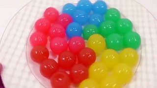 DIY How to Make Orbeez Balls Skewered Gummy Pudding Learn Colors Numbers Counting Icecream Slim