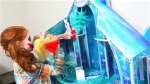 Supergirl becomes a doll! Spiderman loses his mask vs bad baby jokergirl w/ frozen elsa in