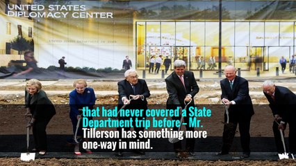 Rex Tillerson’s Hope for a Media-Free Bubble May Burst