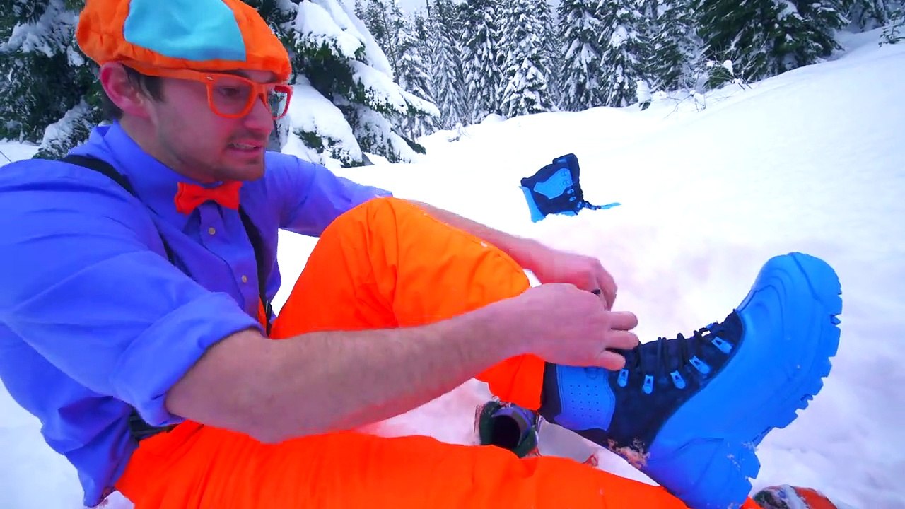 blippi snowmobile toy