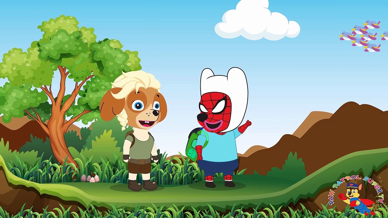 Paw Patrol Spiderman and Elsa Halloween Horror Nights Zombie ⒻⓊⓁⓁ Movie! Paw Patrol Animat