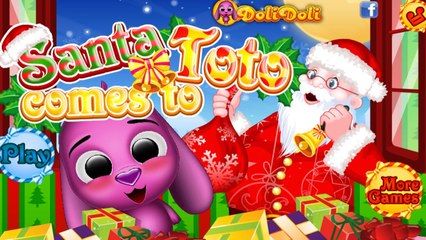 Играть весело Санта Рождество Детка Игры забота платье вверх Игры для Дети