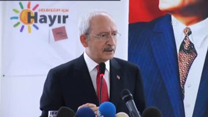 Kılıçdaroğlu: "Hayır"In Hayırlı Tarafı Vardır "Evet"In de Vebali Vardır"