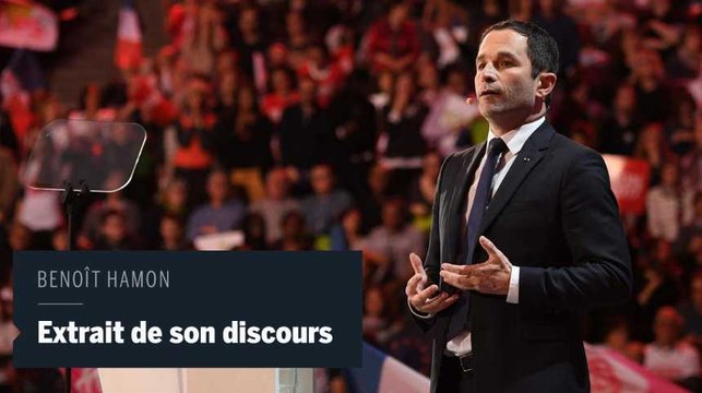 Les images du discours de Benoît Hamon