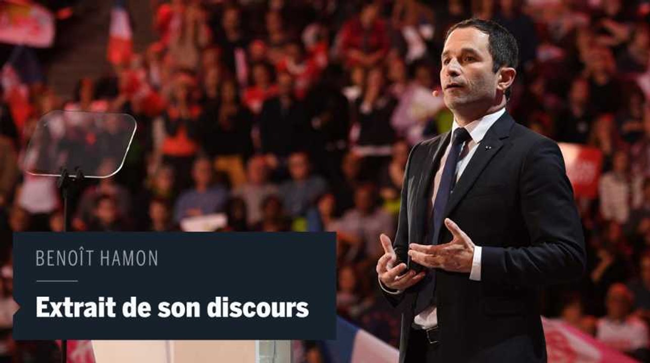 Les images du discours de Benoît Hamon