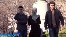 Muslim Women Hara-ssed For Praying In Public With A Hijab!