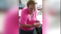 La abuela de la cumbia: así arrasa su baile de  'La pollera amarilla'