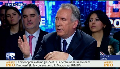 François Bayrou, invité de BFM Politique sur BFMTV - 190317