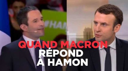 Quand Macron répond à Hamon