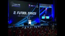 Cumhurbaşkanı Erdoğan Uluslararası Futbol Zirvesi'nde konuştu