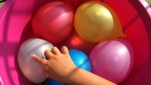 Надувные шарики Коллекция цвета Семья палец для обучение гнездование Песня воды 5