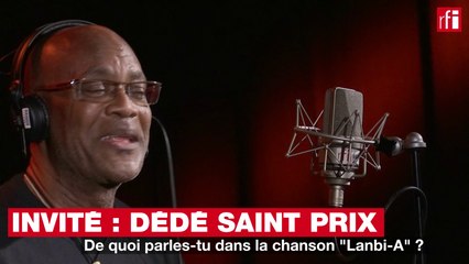 Dédé Saint-Prix: "Dans Lanbi-A, je chante l'art culinaire, l'identité antillaise..."
