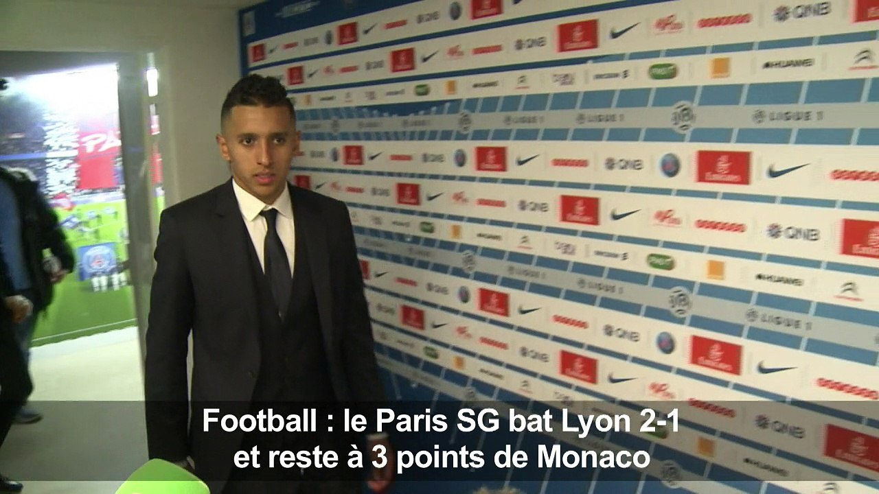 Football: le PSG bat Lyon (2-1) et reste à 3 points de Monaco