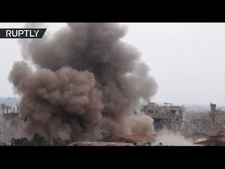 下载视频: RAW: Syrian army fighting ISIS in Deir ez-Zor