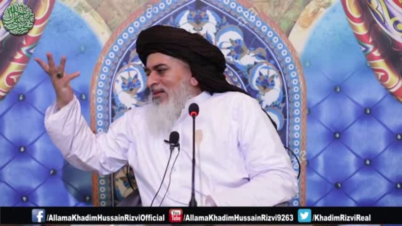 Allama Khadim Hussain Rizvi Bashing Nawaz Sharif for participating in Holi