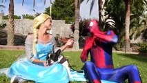 Spiderman vs Joker vs Frozen Elsa - Elsa s Dog Kidnapped - Real Life Superheroes Movie