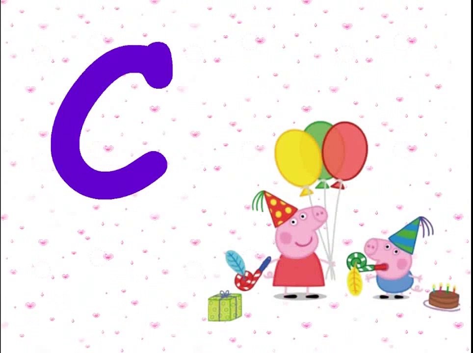 Alfabeto italiano con Peppa Pig - abc italiano per bambini