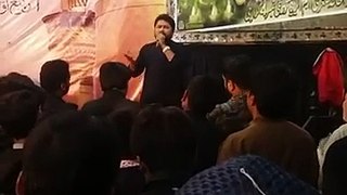 Syed Raza Abbas Zaidi Live Noha Khowani at Korangi Karachi 4th Rabi-ul-Awal 2016