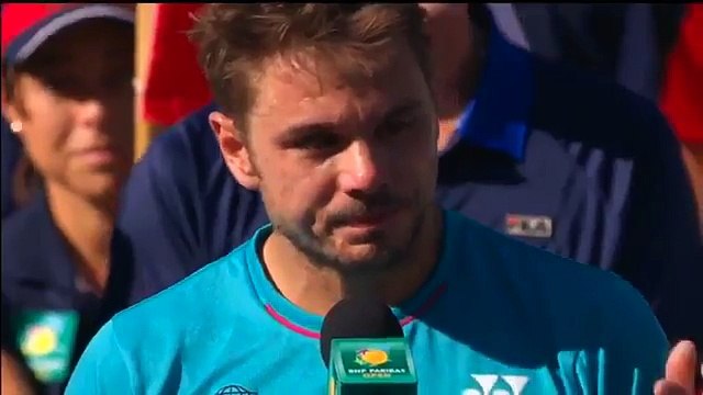 Stanislas Wawrinka rend hommage à Roger Federer en le traitant de connard