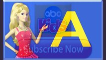 Barbie alfabeto en ingles para niños canción barby - Alphabet Song - ABC Nursery Rhymes Ba