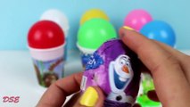 Learn Colors with Play Doh Surprise Eggs Inside Out Minions Frozen My Little Pony Mermaid,