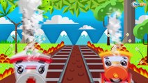 Trains and Cars for Kids | Learning sizes and colors | Cars & Trains cartoons for children