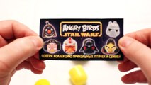 ANGRY BIRDS STAR WARS surprise eggs Kinder Surprise egg Unboxing For Kids For BABY Mymilli