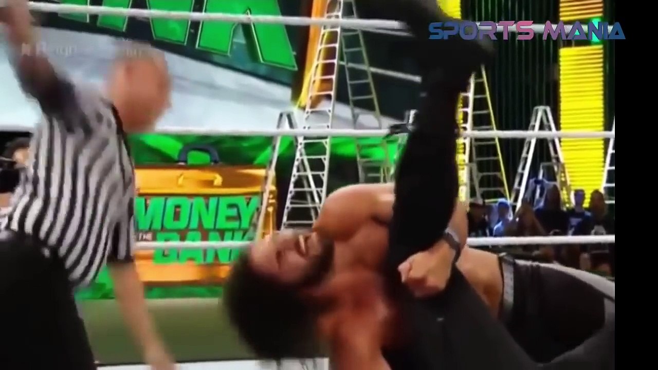 WWE World Heavyweight Championship - Roman Reigns Vs Seth Rollins ( Full Match )