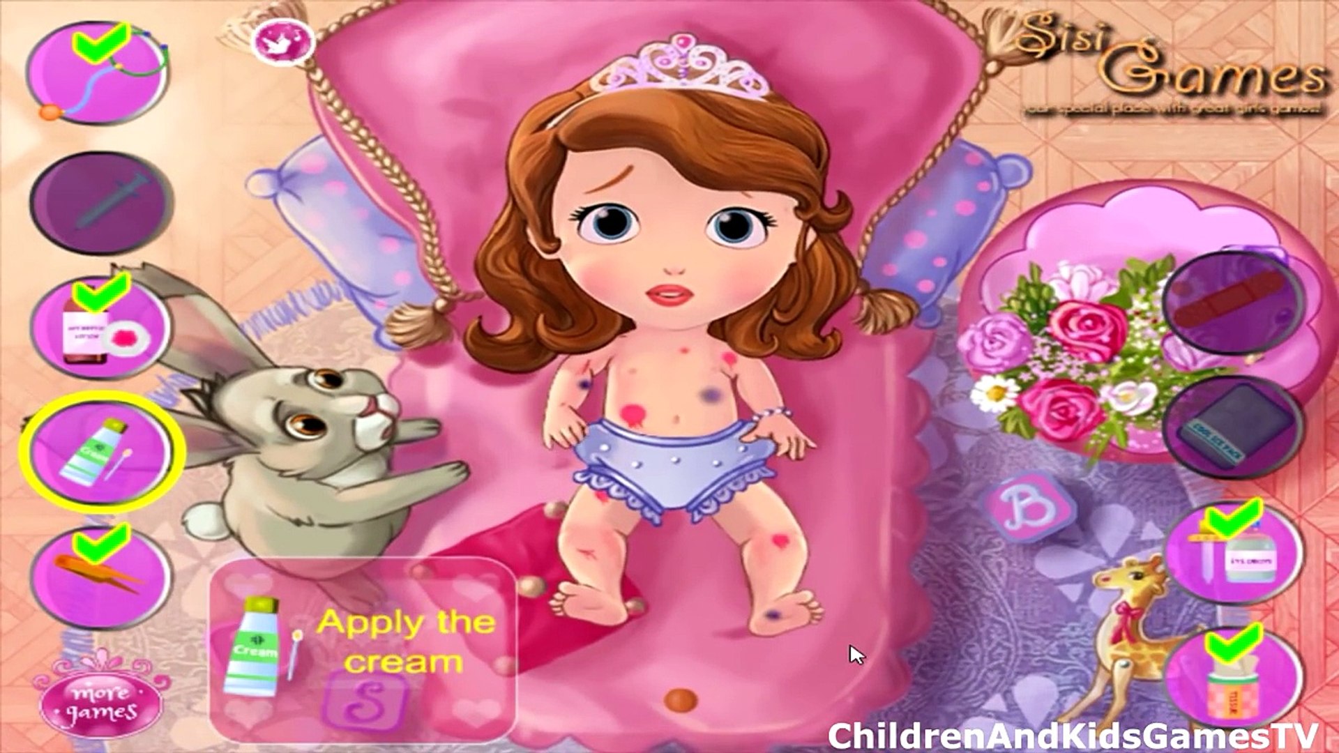 Injured Sofia the First Princess Games For Kids Full HD Children  Video─影片Dailymotion