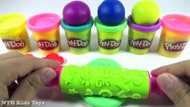 Learn Colors with Play Doh - Play Doh Balls Elephant Noel Love Molds Fun Creative for Kids