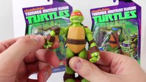 Nickelodeon Teenage Mutant Ninja Turtles Battle Shell Turtles Figures Video Review