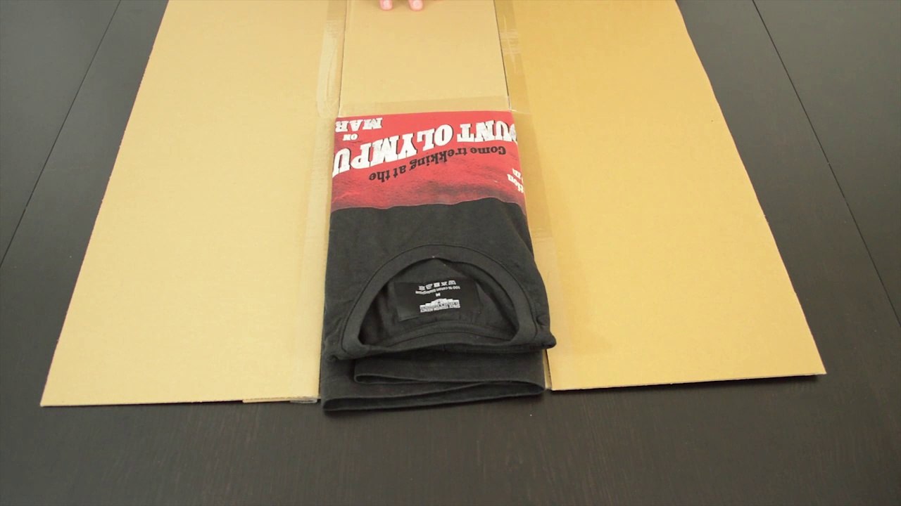 Facilitez le pliage de vos tee-shirt