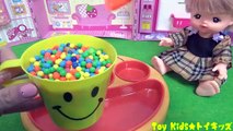 メルちゃん アニメおもちゃ アンパンマンのフェイスランチで遊ぼう❤スライム ビーズ 人形 粘土 Toy Kids トイキッズ animation anpanman