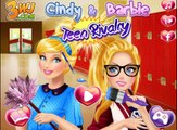 Cindy and Barbie Teen Rivalry - Disney Princess Cinderella and Barbie Game for Kids