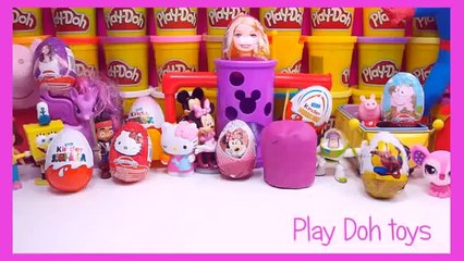 kinder surprise eggs violetta  play doh mlp peppa pig my little pony barbie spiderman-O8BKJAc4Lus