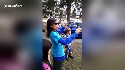 Colour blind boy, 11, gets Enchroma glasses and has amazing reaction
