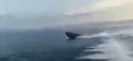 Un operativo en alta mar fue capturado en video