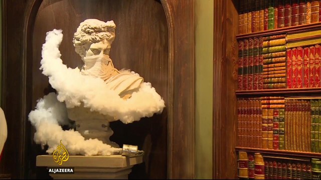 Palestinians divided over Banksy's 'Walled Off Hotel' artwork