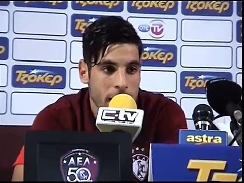 Πριν το Ολυμπιακός Βόλου-ΑΕΛ 2-0 2014-15 Ηλίας Τσιλιγγίρης δηλώσεις