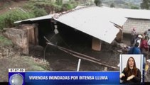 Viviendas inundadas por intensa lluvia en la provincia de Cotopaxi