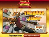 Kung Fu Panda World online kids Gameplay in Tigress Jump Game