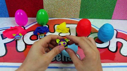 Furby Boom Surprise Eggs - Furby Play Doh Eggs-QhHLh6lmqp4
