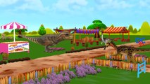 Dinosaurs Finger Family Rhymes | Ringa Ringa Roses And Hot Cross Buns Nursery Rhymes Colle