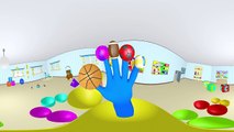 360 DEGREE 3D VR FINGER FAMILY Kids Songs Collection | SPORTS BALLS Surprise Eggs Nursery