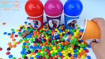 Cups Surprise Eggs Balls Masha and The Bear Learning Colors Children and Kids